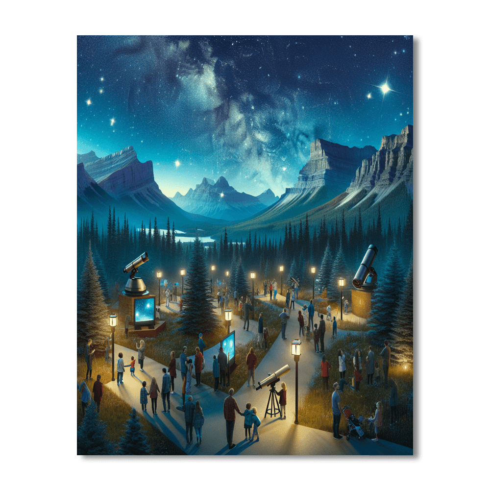 Jasper Dark Sky Festival - Canada Paint By Number
