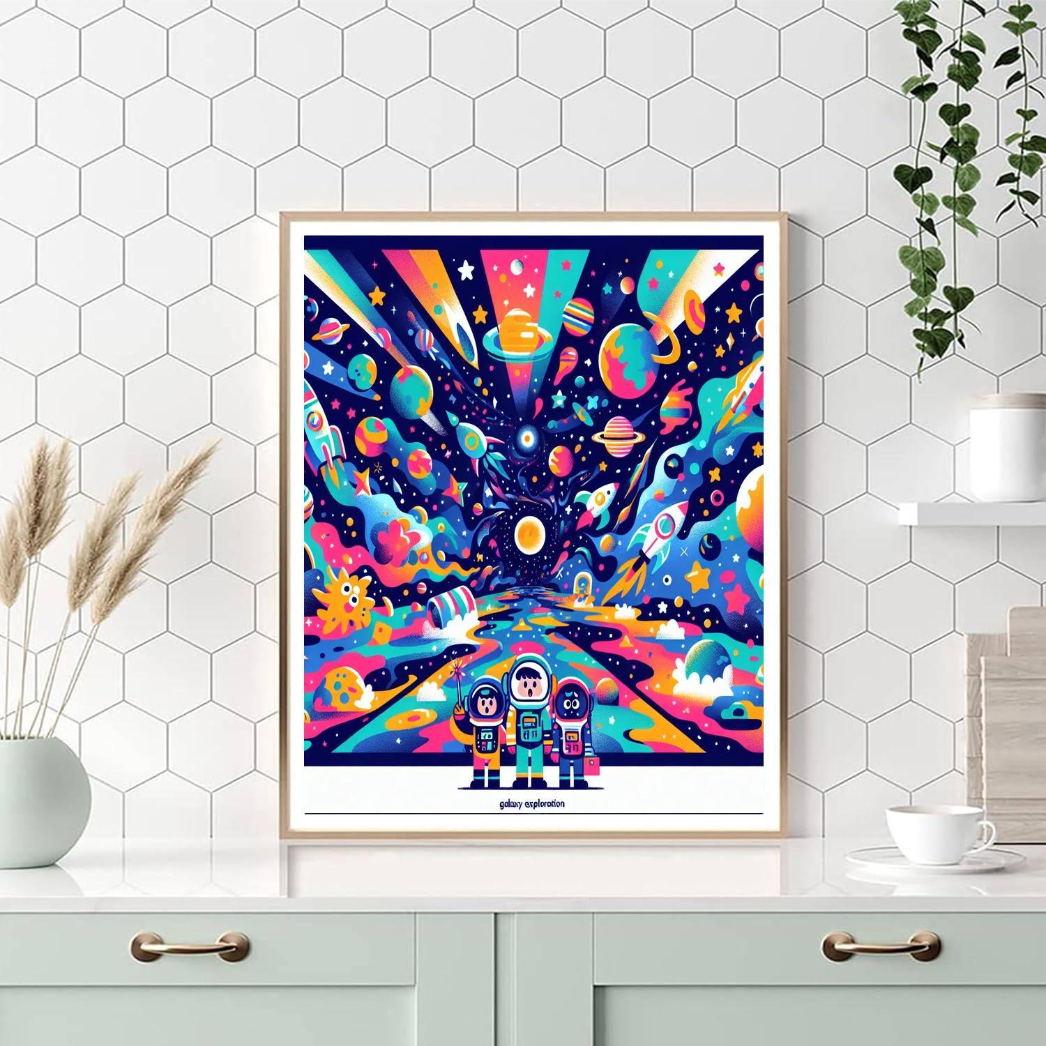 Galaxy Explorers Paint By Numbers