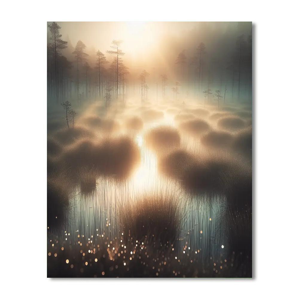 Dreamy Marsh Mornings Painting Number Kit