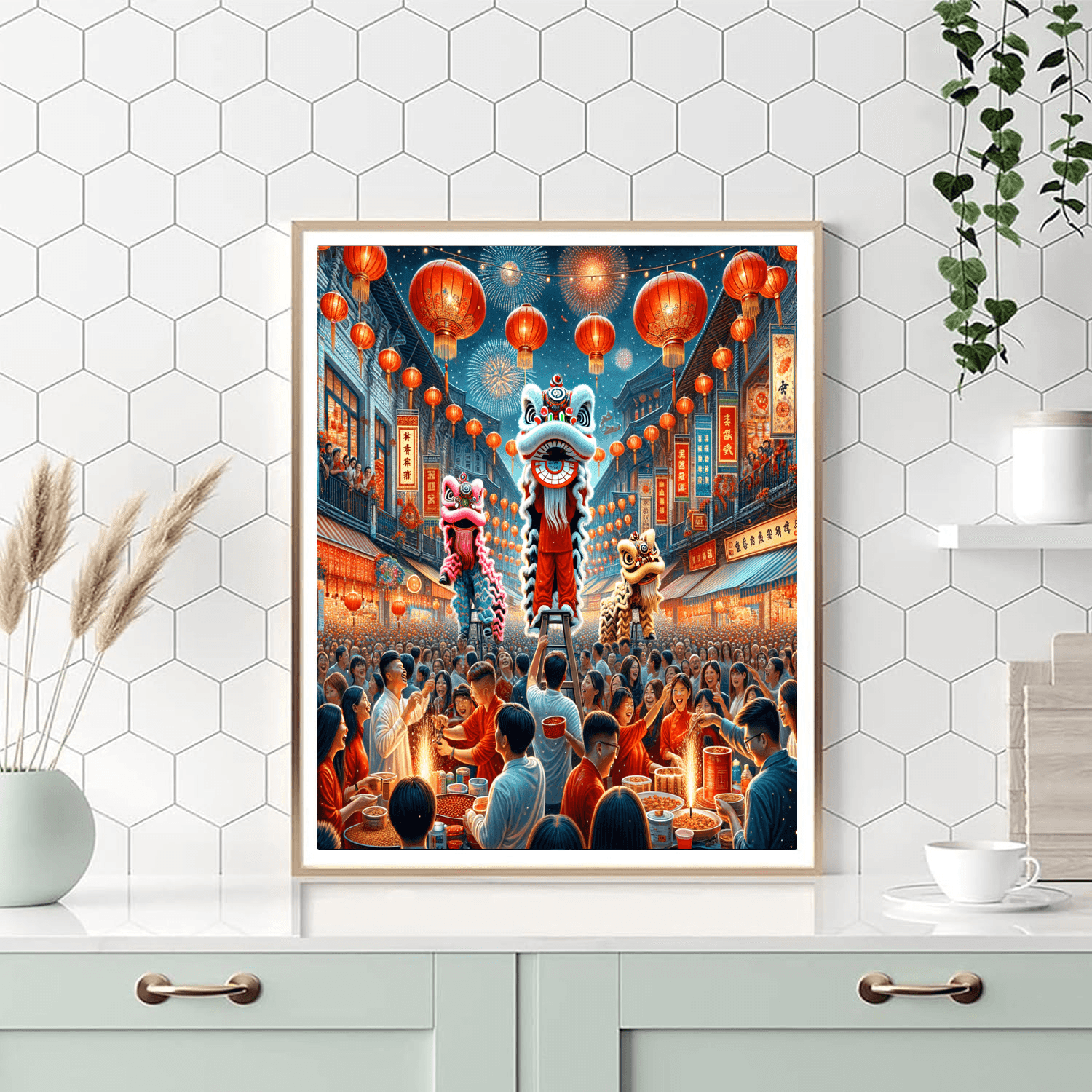 Lunar New Year - Chinatown, San Francisco, Usa Paint By Number