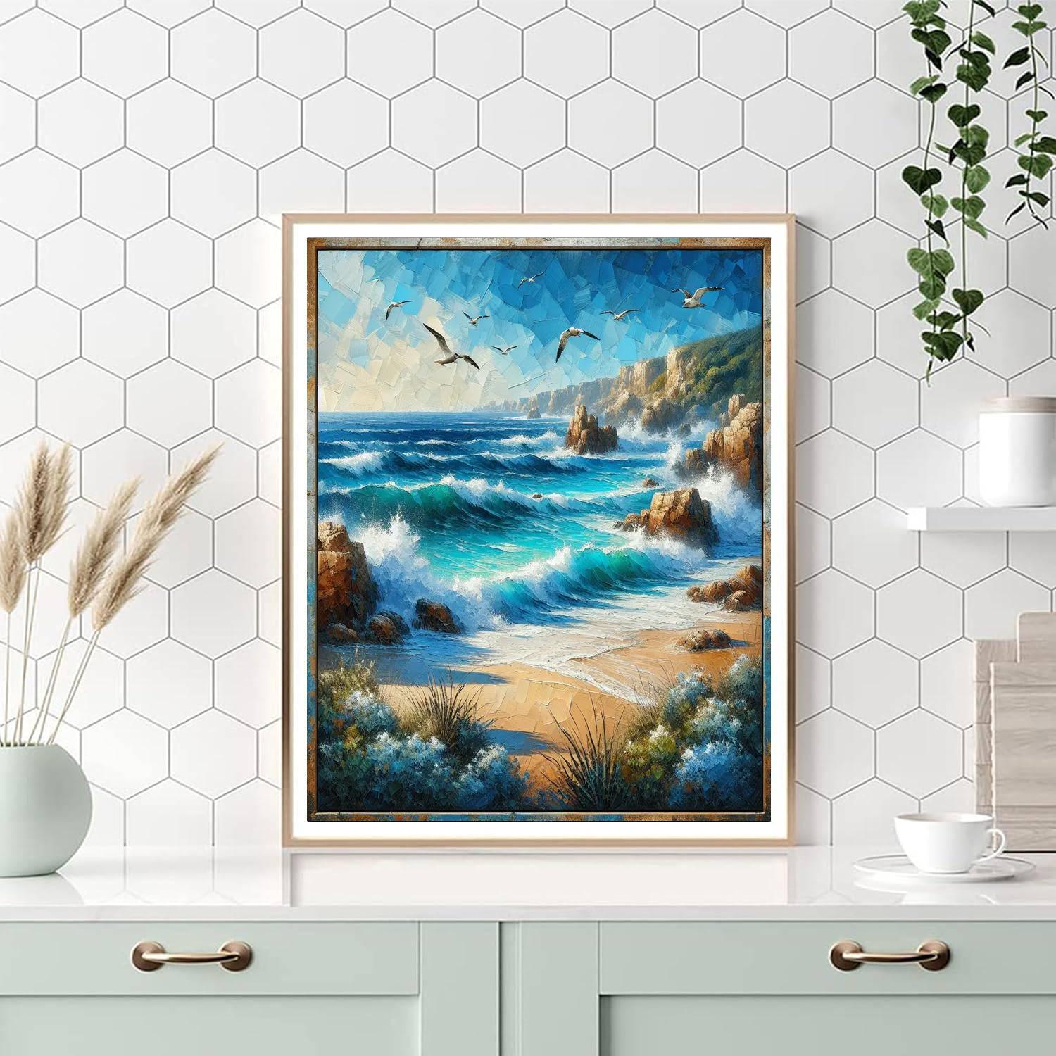 Adventure-seeking Seascapes Number Painting