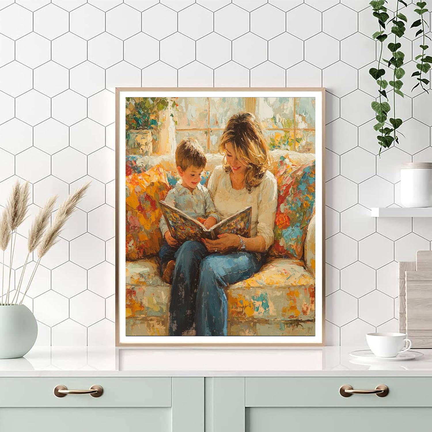 Cuddling On The Couch Paint By Number