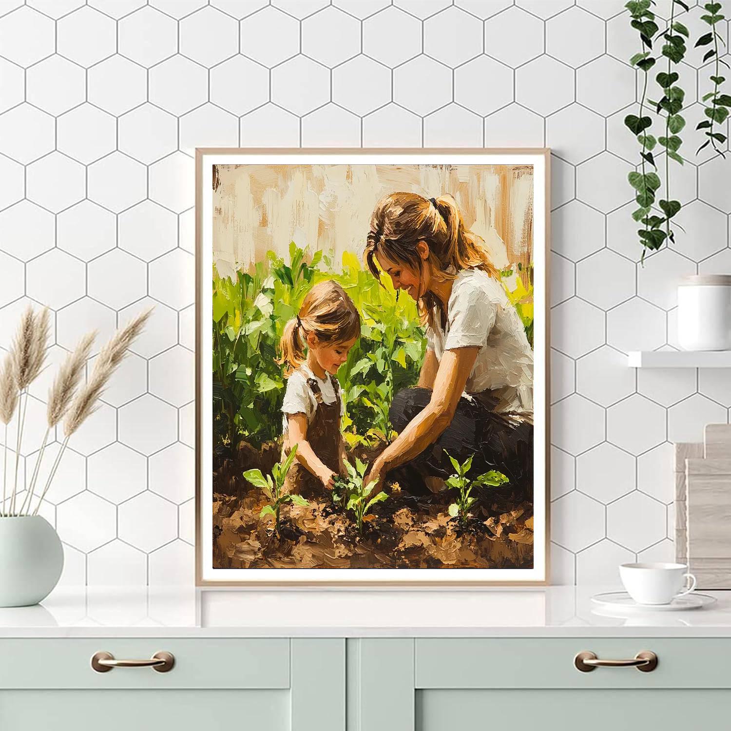 Tender Roots Number Painting