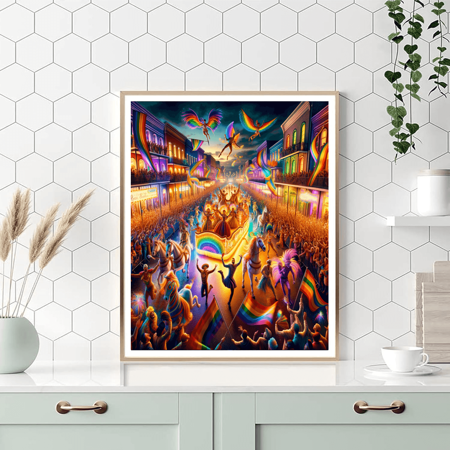 Mardi Gras Parade Paint By Numbers