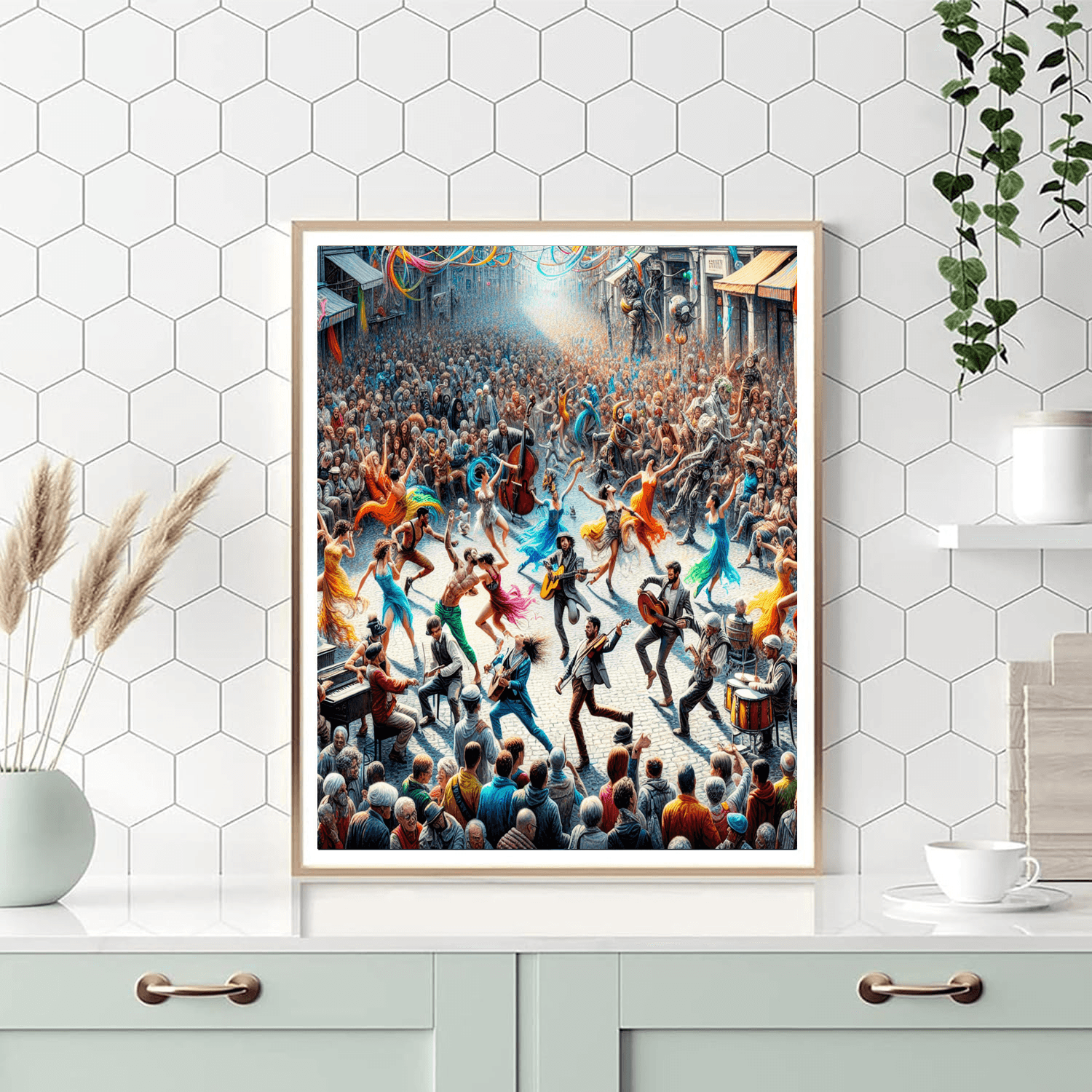 Pflasterspektakel - Linz, Austria Number Painting