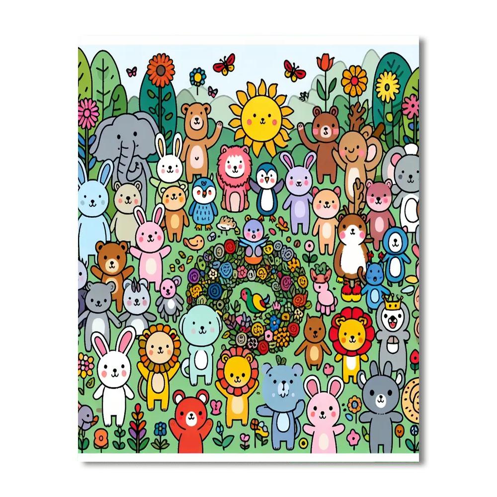 Glorious Garden Gathering Paint By Color