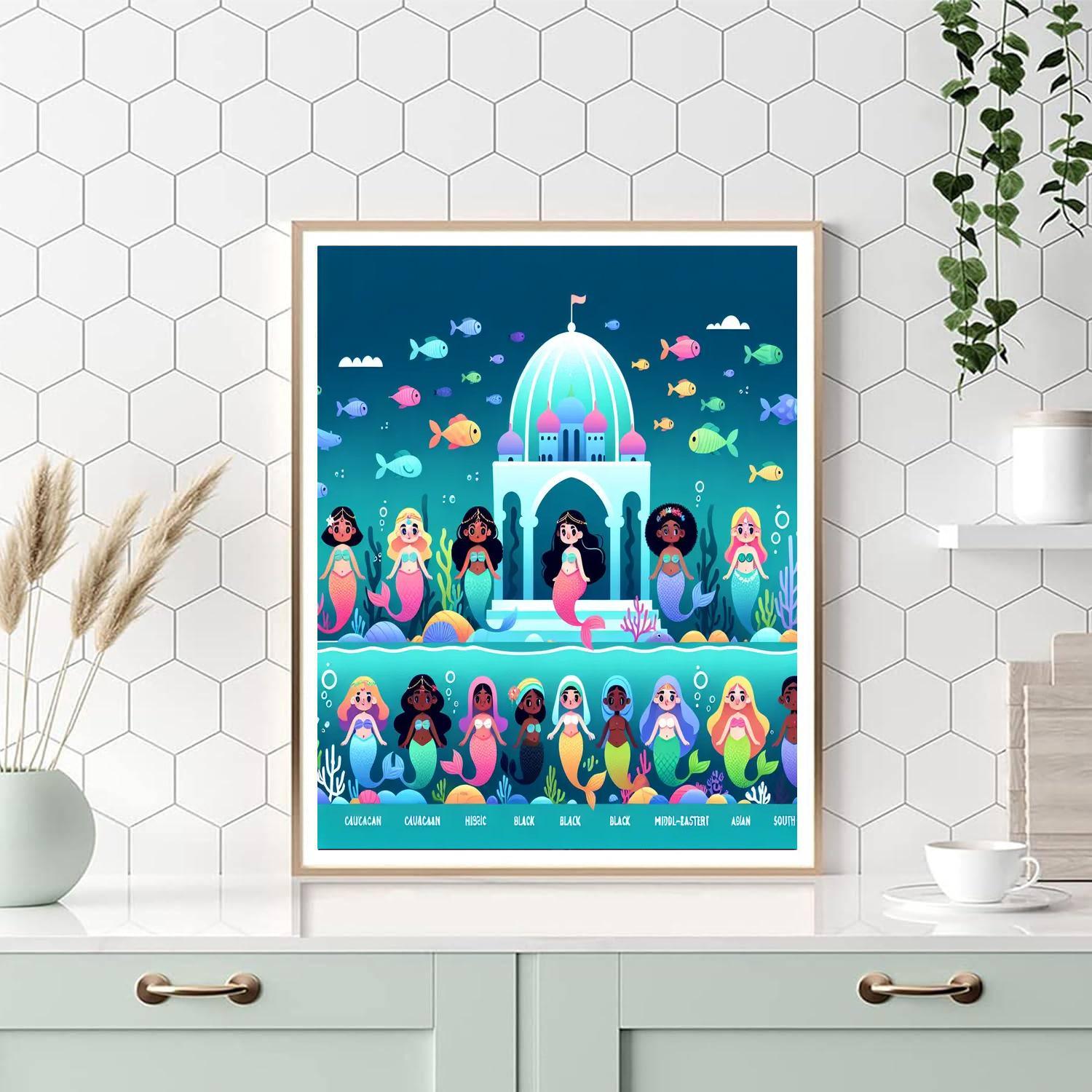 Mystical Sea Kingdom Numbered Painting Kits