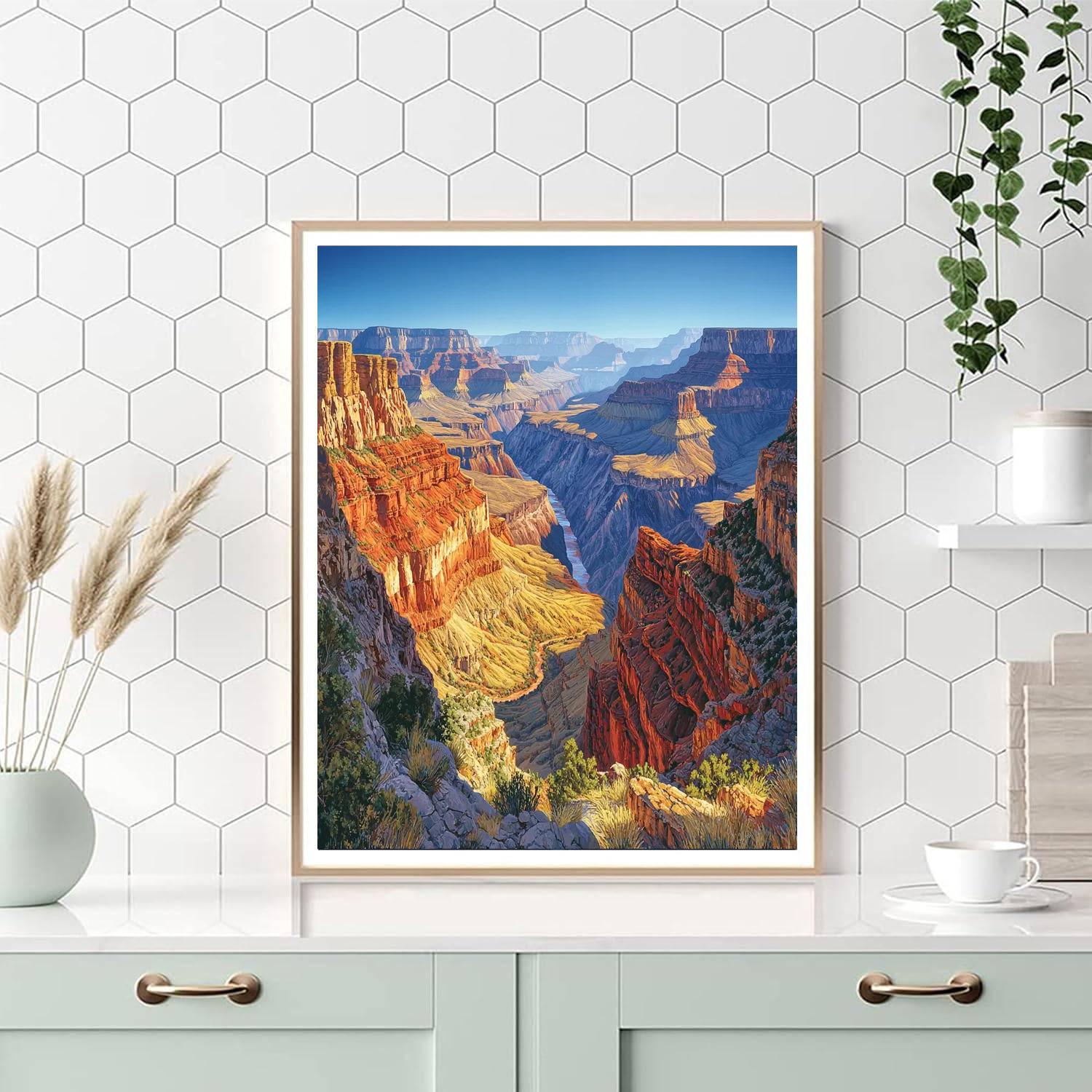 Grand Canyon National Park - Usa Numbered Painting Kits
