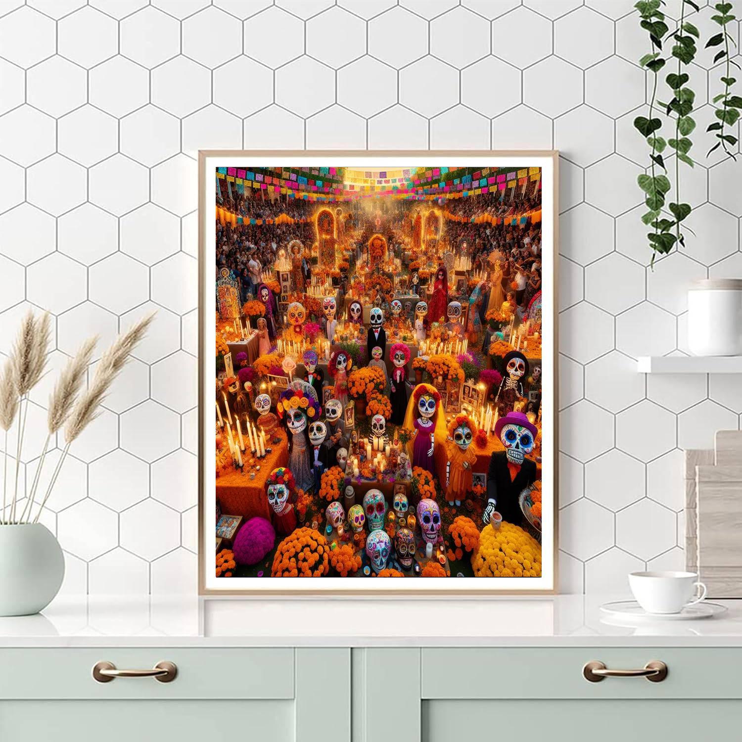 The Dia De Los Muertos - Mexico Paint By Numbers Kits