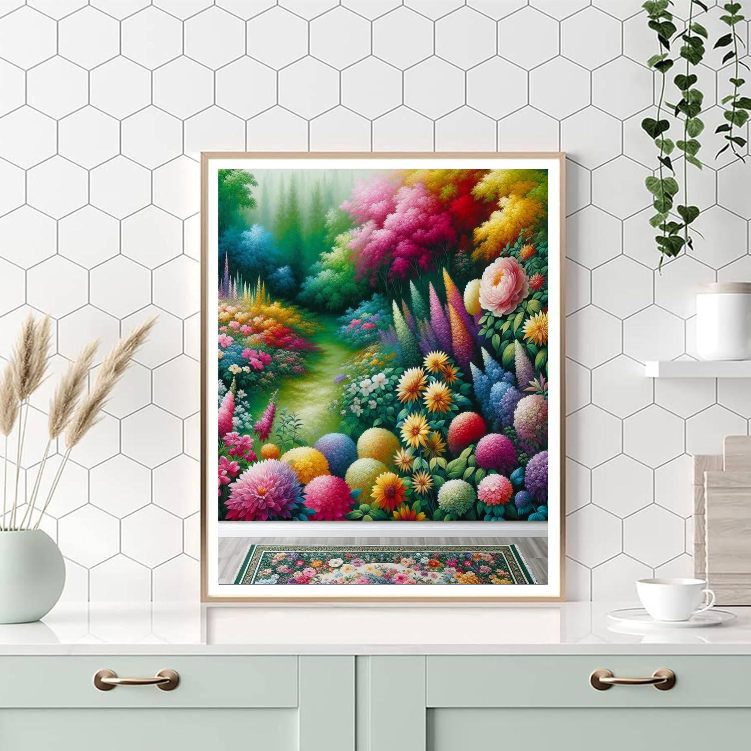 Delightful Summer Garden Numbered Painting Kits