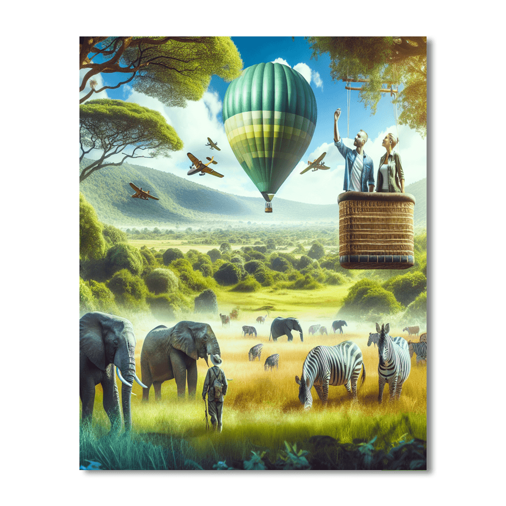 Kruger National Park Wilderness Festival - South Africa Paint By Numbers Kits