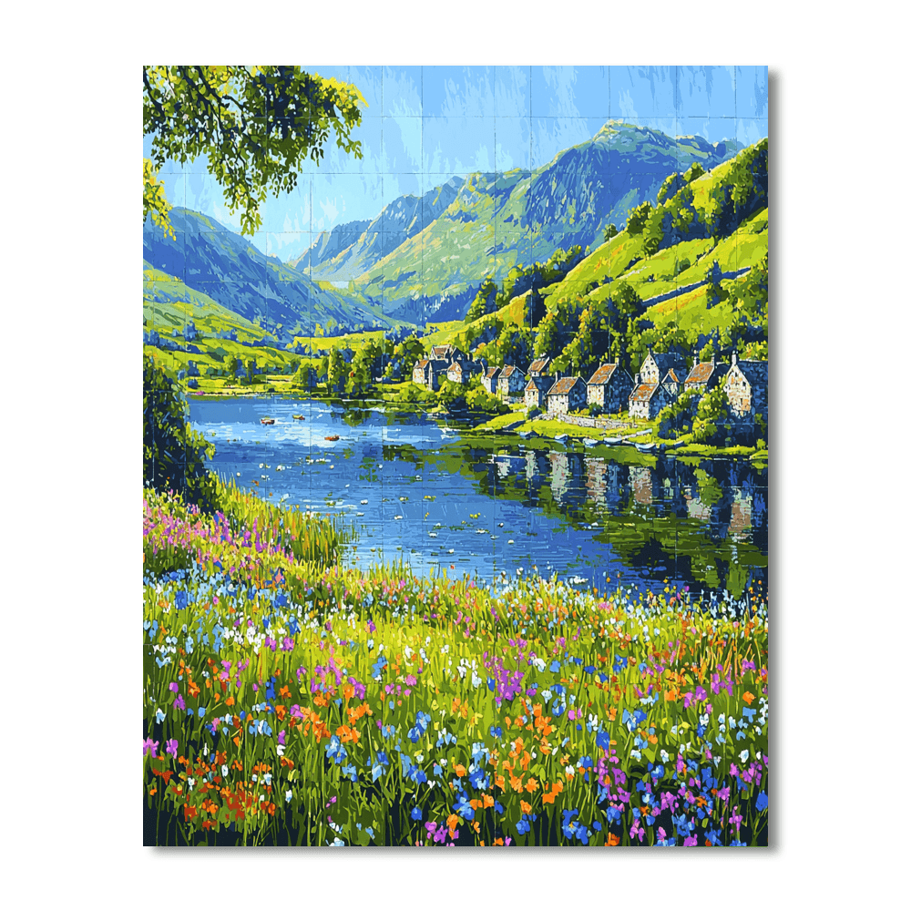 Lake District Paint By Numbers