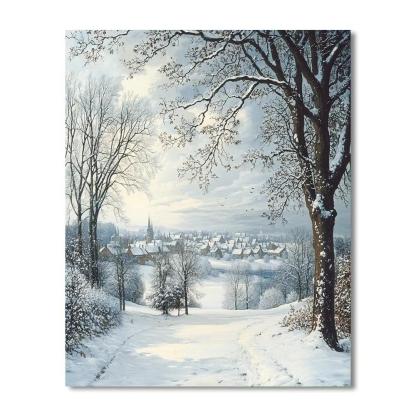 Pieter Bruegel The Elder Inspired Winters Silent Symphony  Paint By Numbers