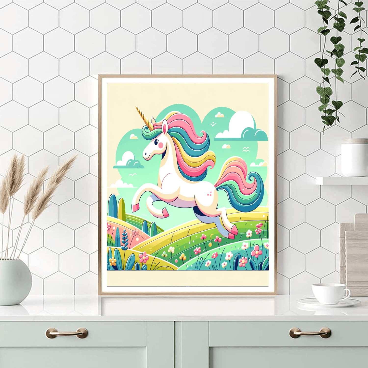 Mystical Unicorn Meadows Paint By Numbers Kits