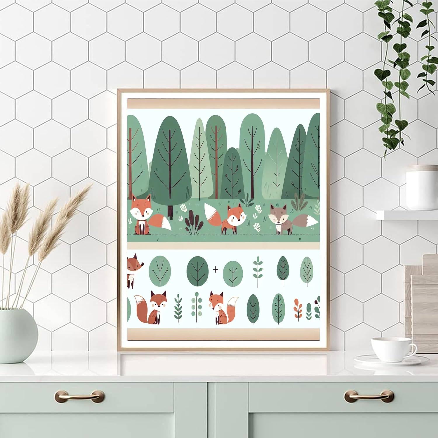 Charming Forest Critters Paint By Color