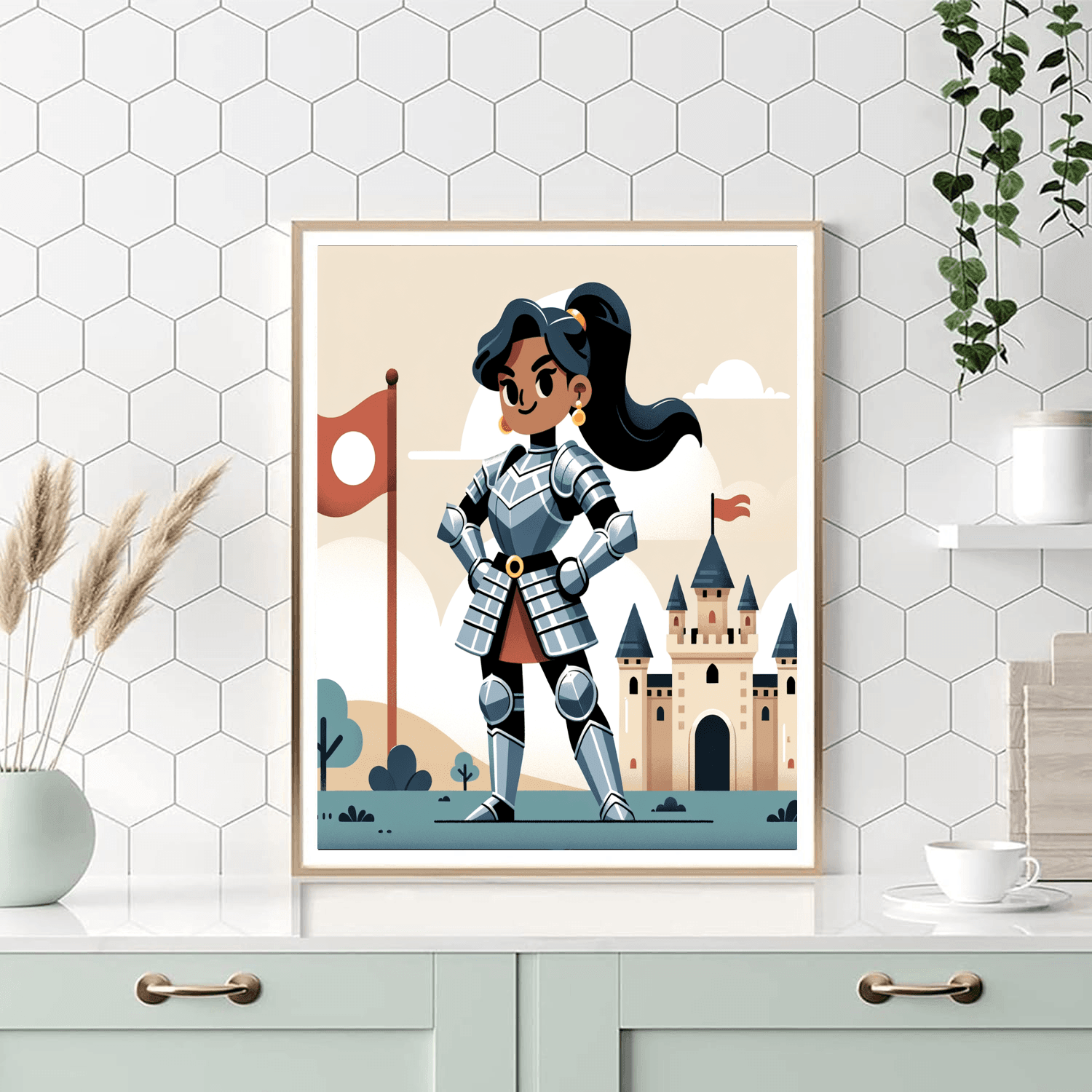 Knight's Castle Quest DIY Paint By Numbers