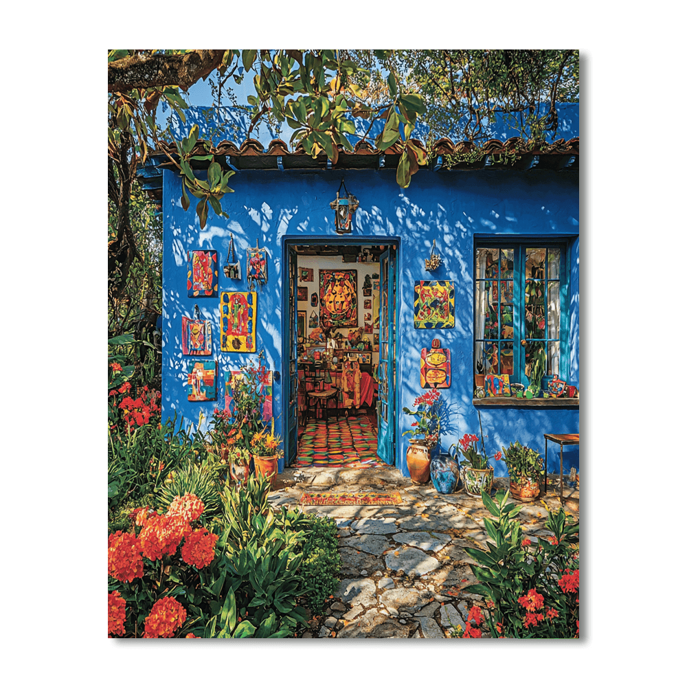 Museo Frida Kahlo - Mexico City Paint By Numbers Kits