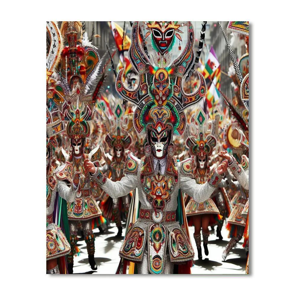 Carnaval De Oruro DIY Paint By Numbers
