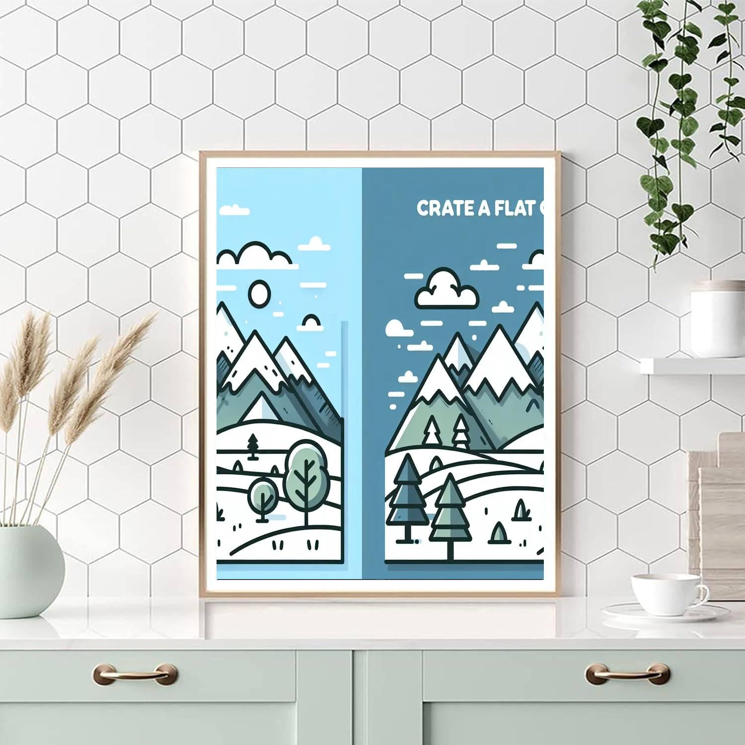 Magical Mountain Majesty Paint By Numbers Art