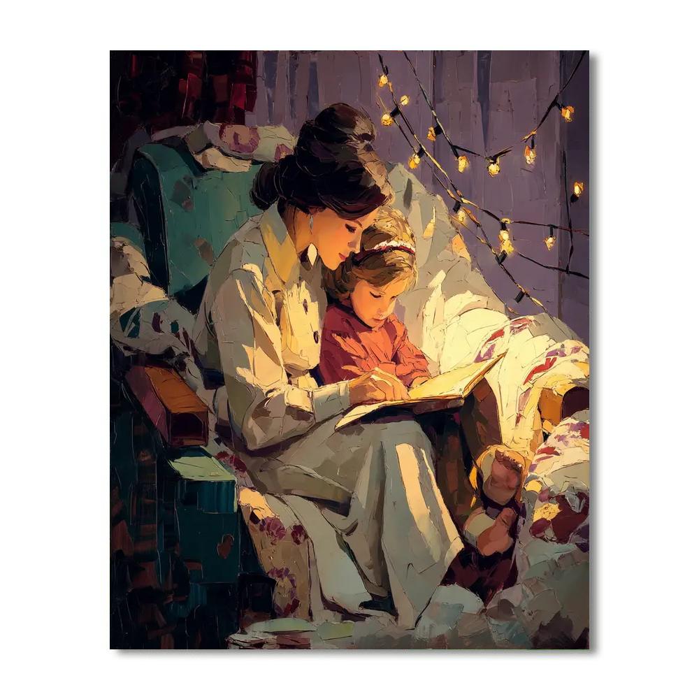 Mom's Storytime Haven Painting Number Kit