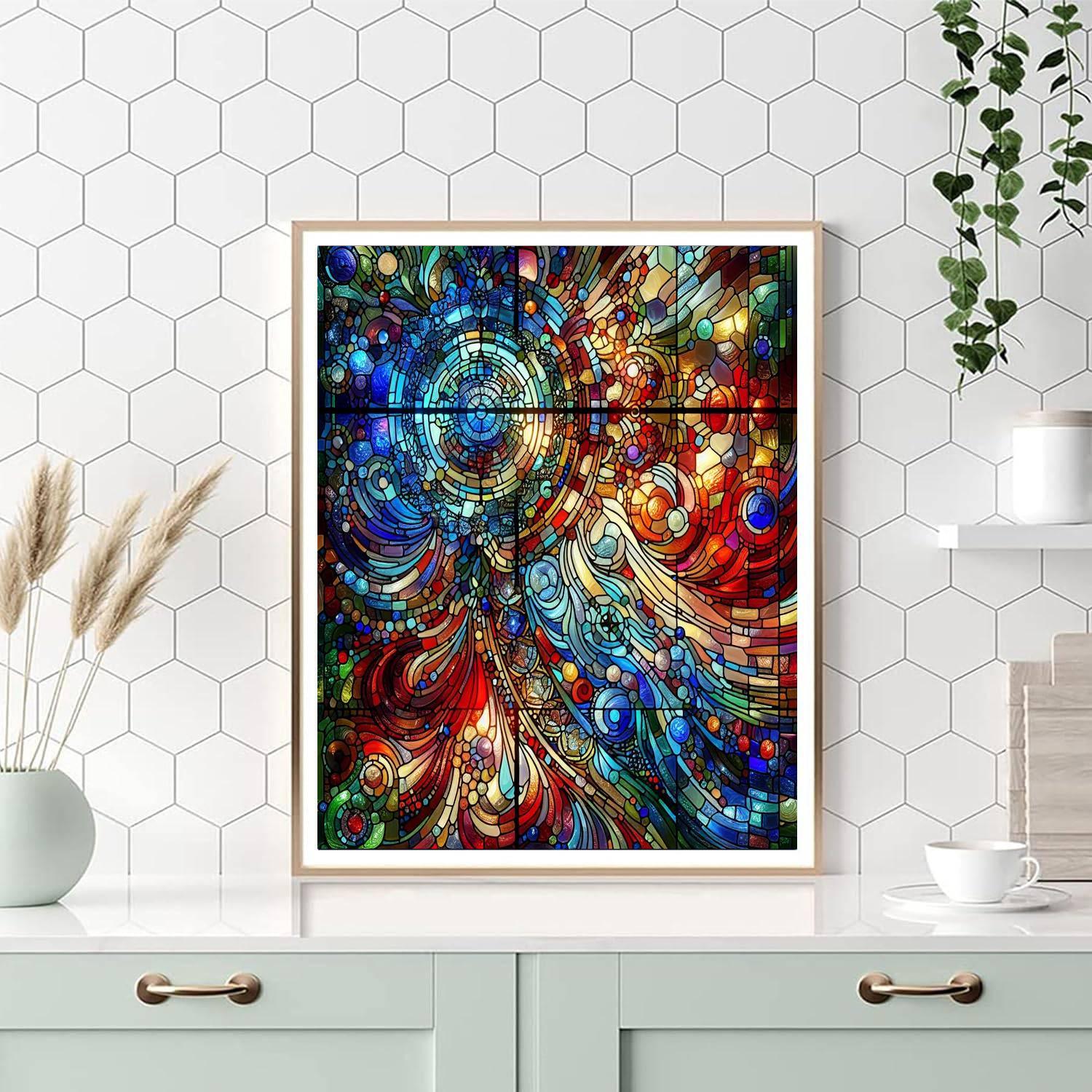 Stained Glass Reverie Numbered Painting Kits