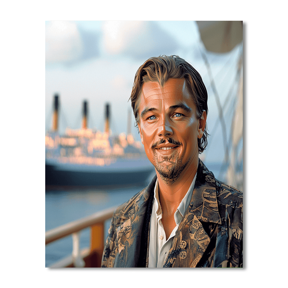 Leonardo Dicaprio: Beyond Titanic - A Visionary Voyage Paint By Numbers