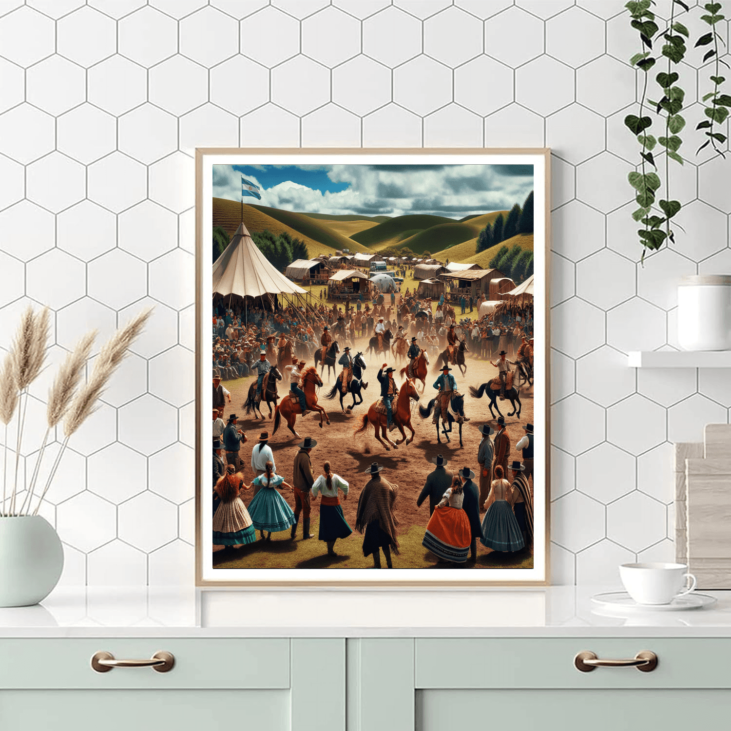 Fiesta De La Patria Gaucha - Uruguay DIY Paint By Numbers