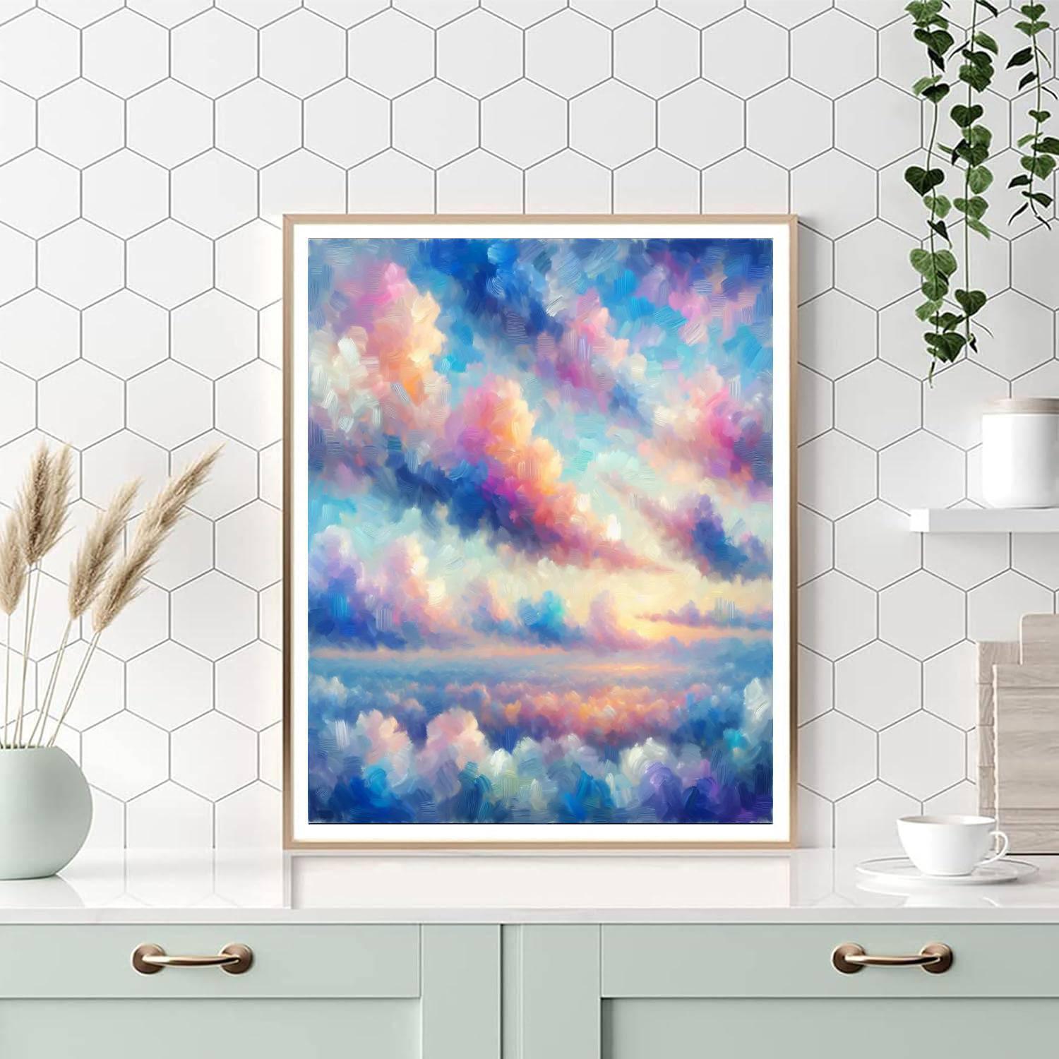 Ethereal Cloudscapes Numbered Painting Kits