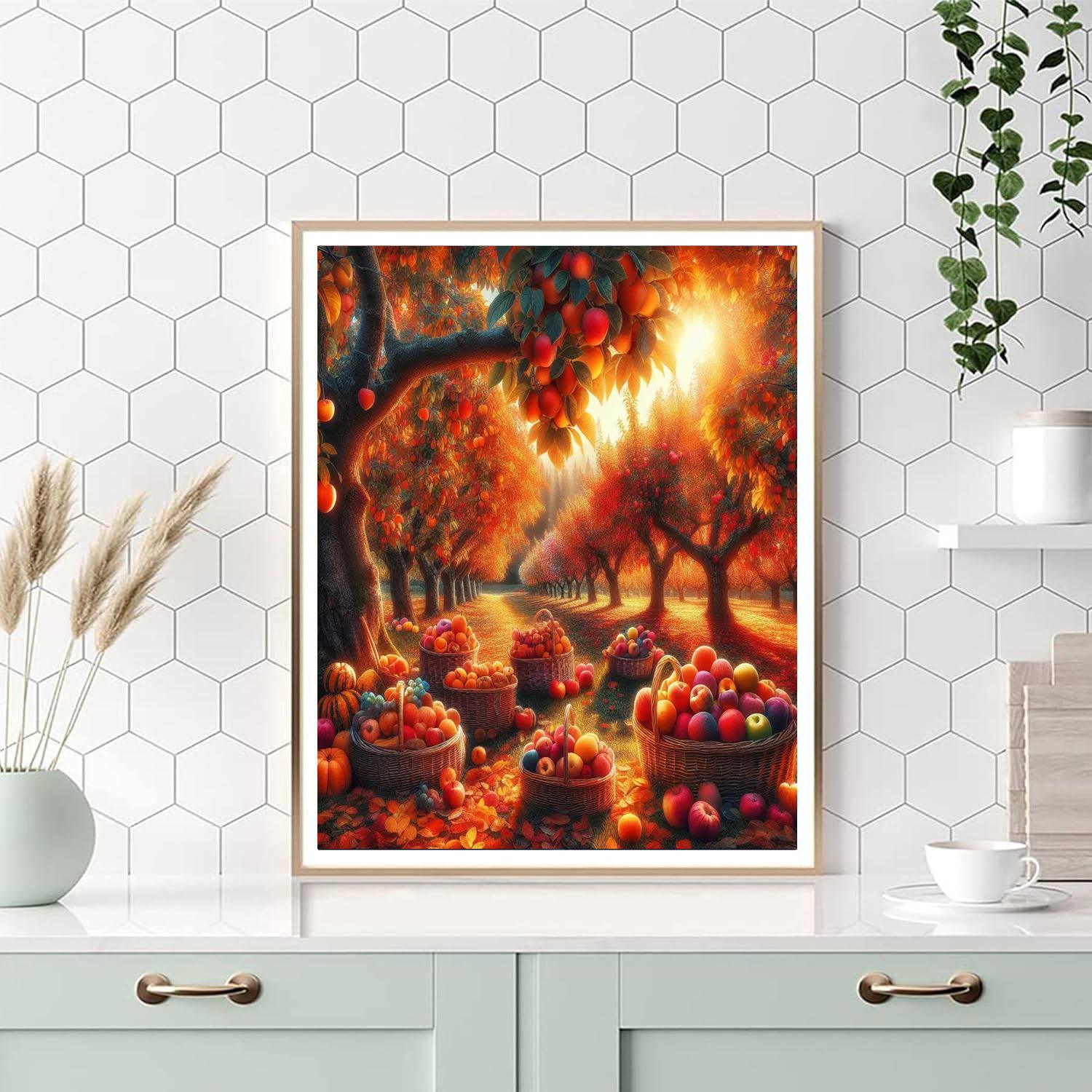 Orchard Harvest Celebration Numbered Painting Kits