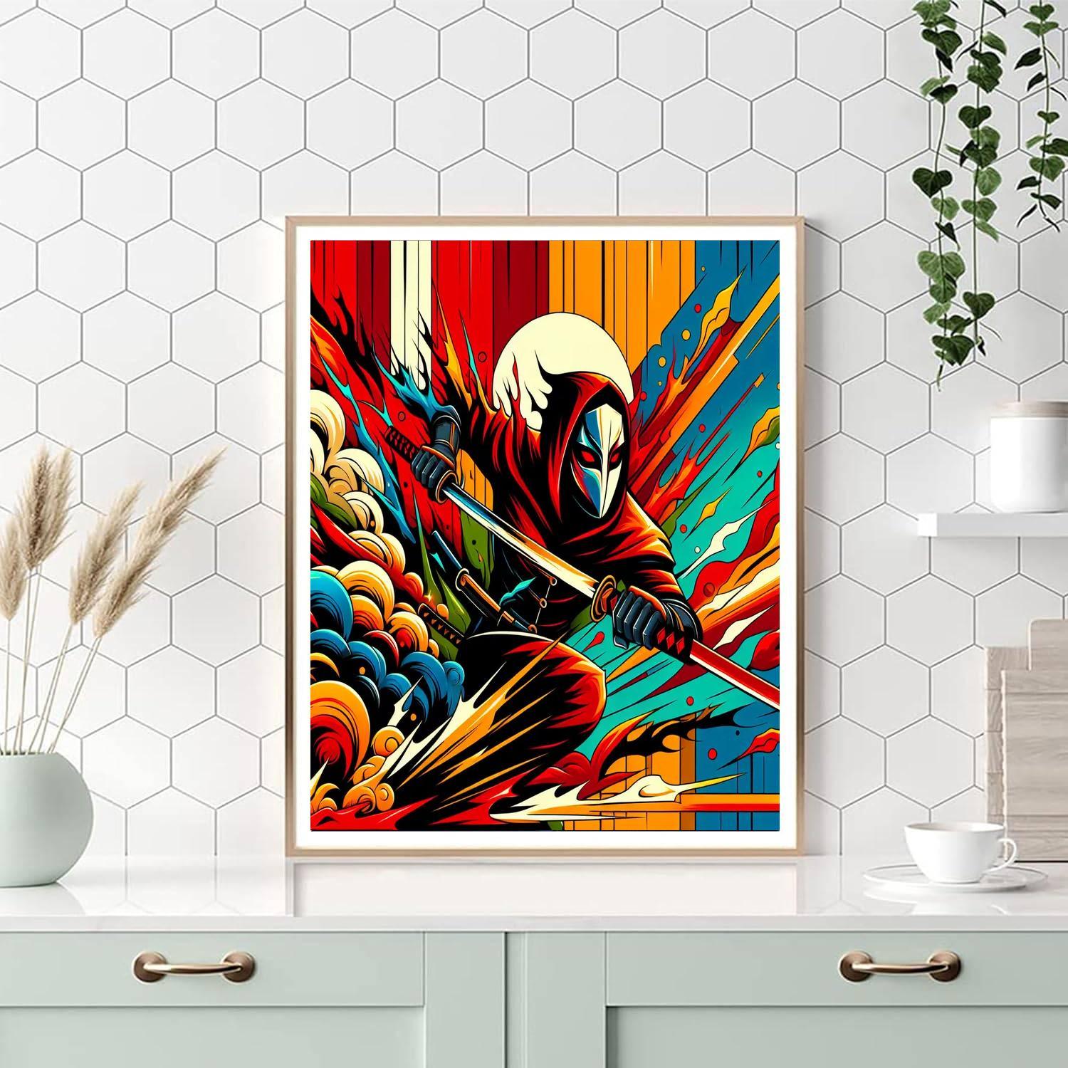 Deadpool's Mischief DIY Paint By Numbers