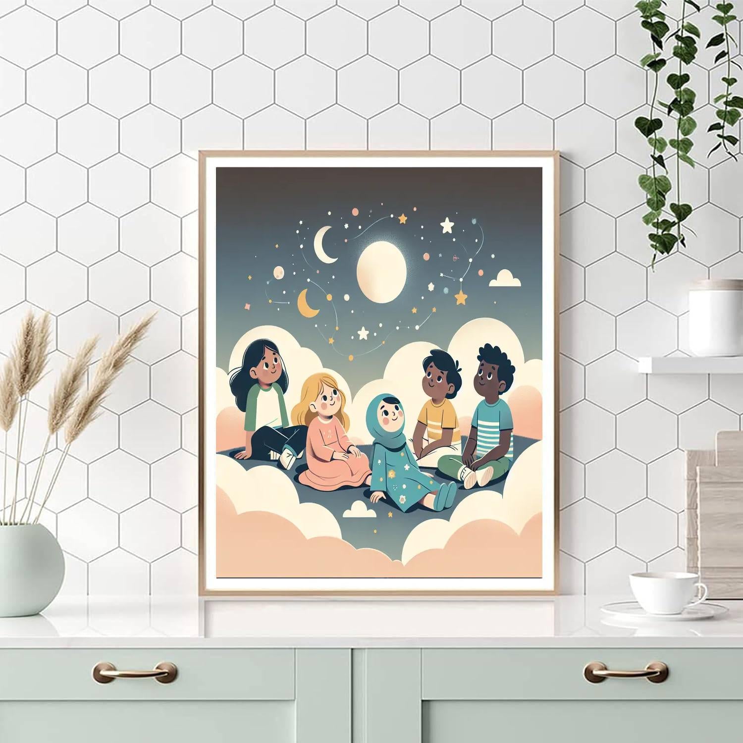 Lunar Lullaby Realm Numbered Painting Kits