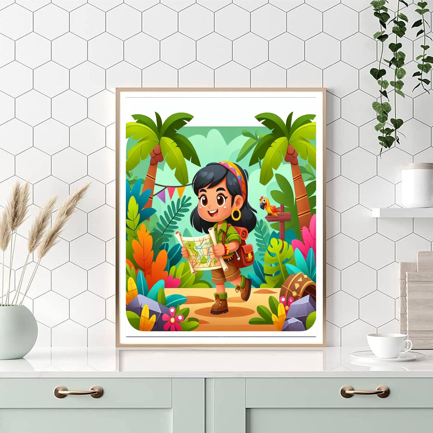 Brave Little Explorer Numbered Painting Kits