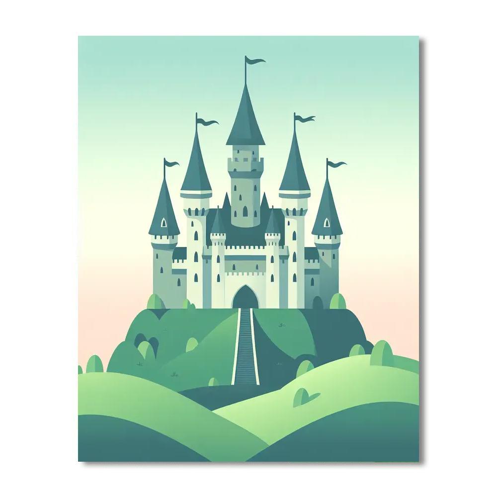 Magical Castle Capers Paint By Numbers