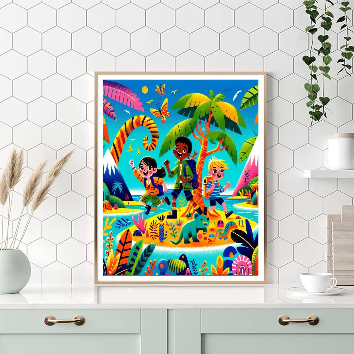 Imaginative Island Exploration Paint By Numbers Kits