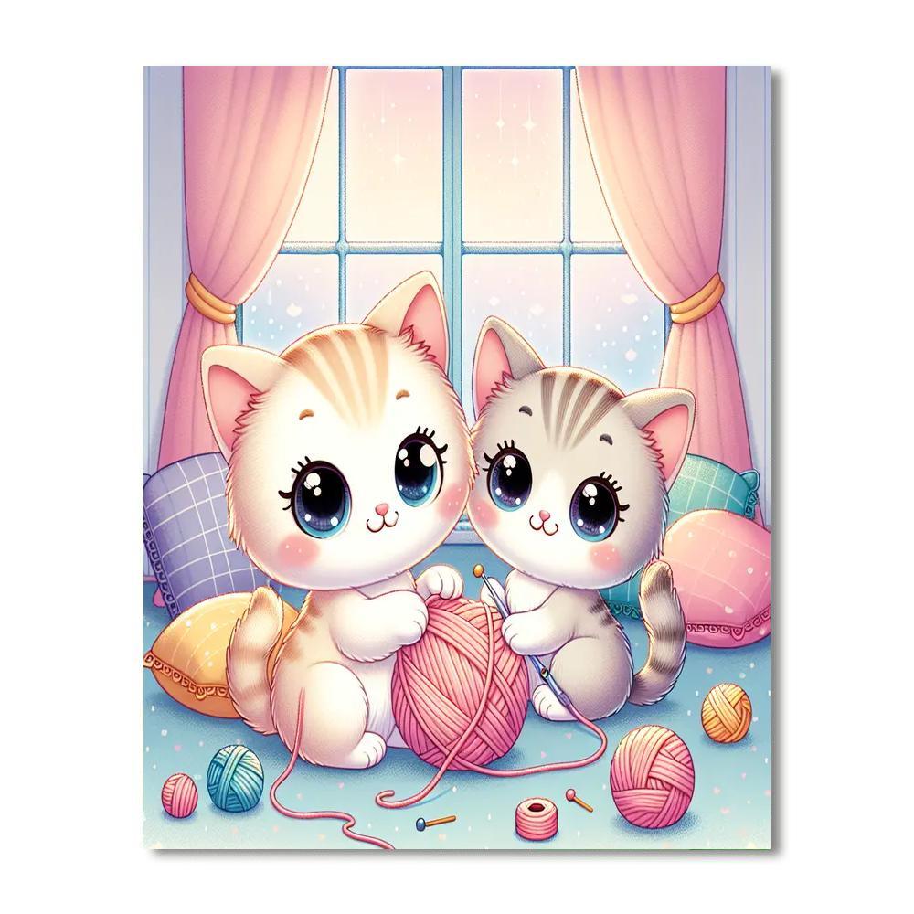 Sweet Kittens Paint By Numbers