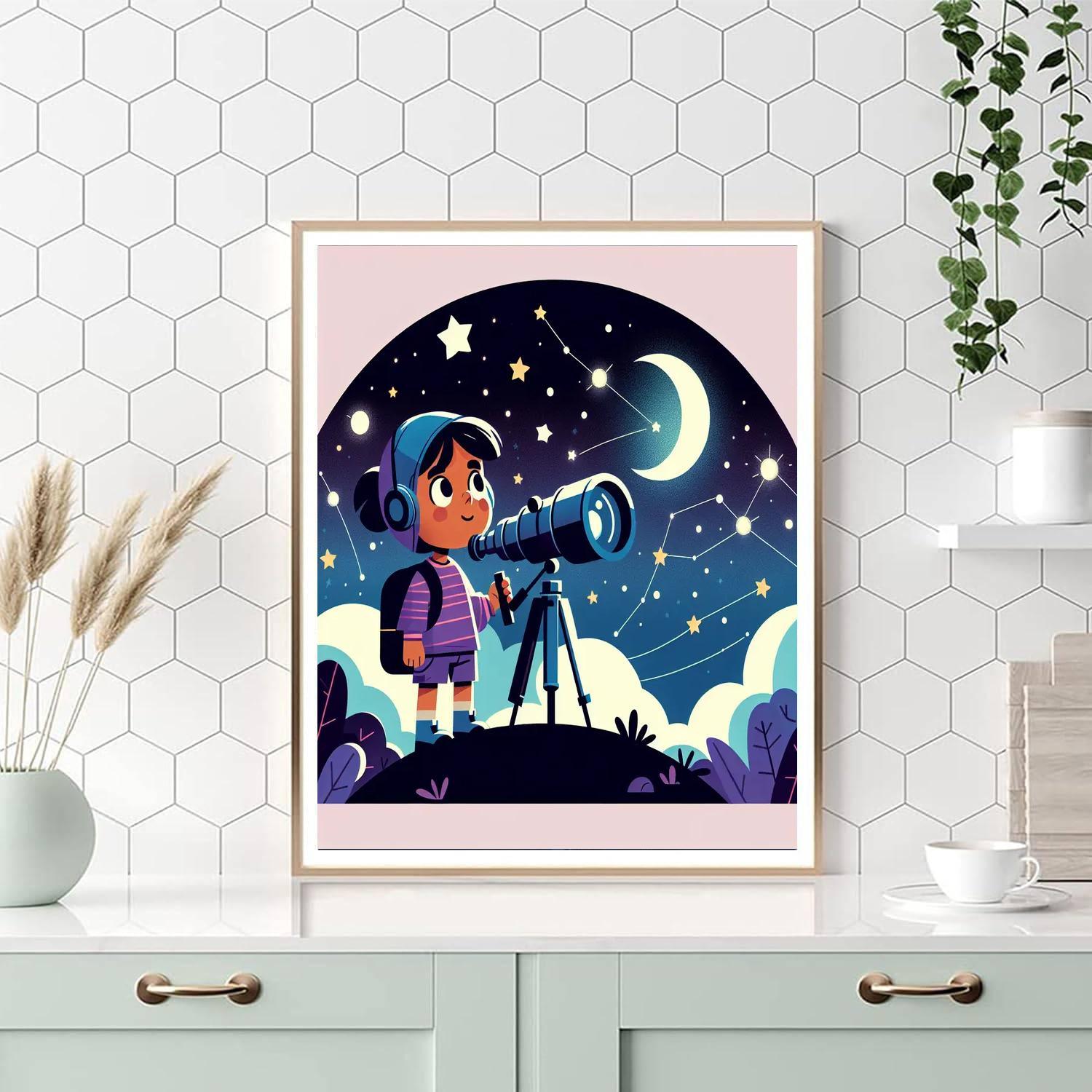 Stellar Stargazer's Quest Paint By Color