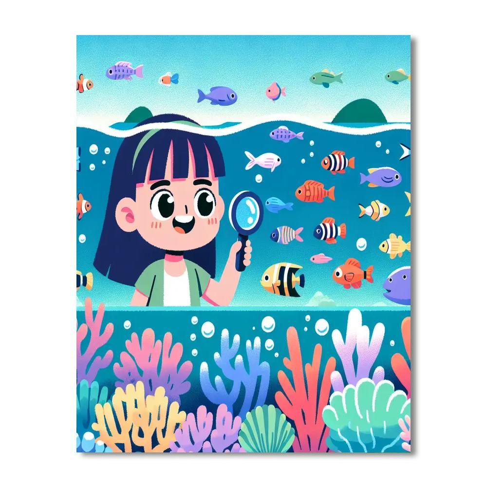Marine Life Expedition Paint By Number