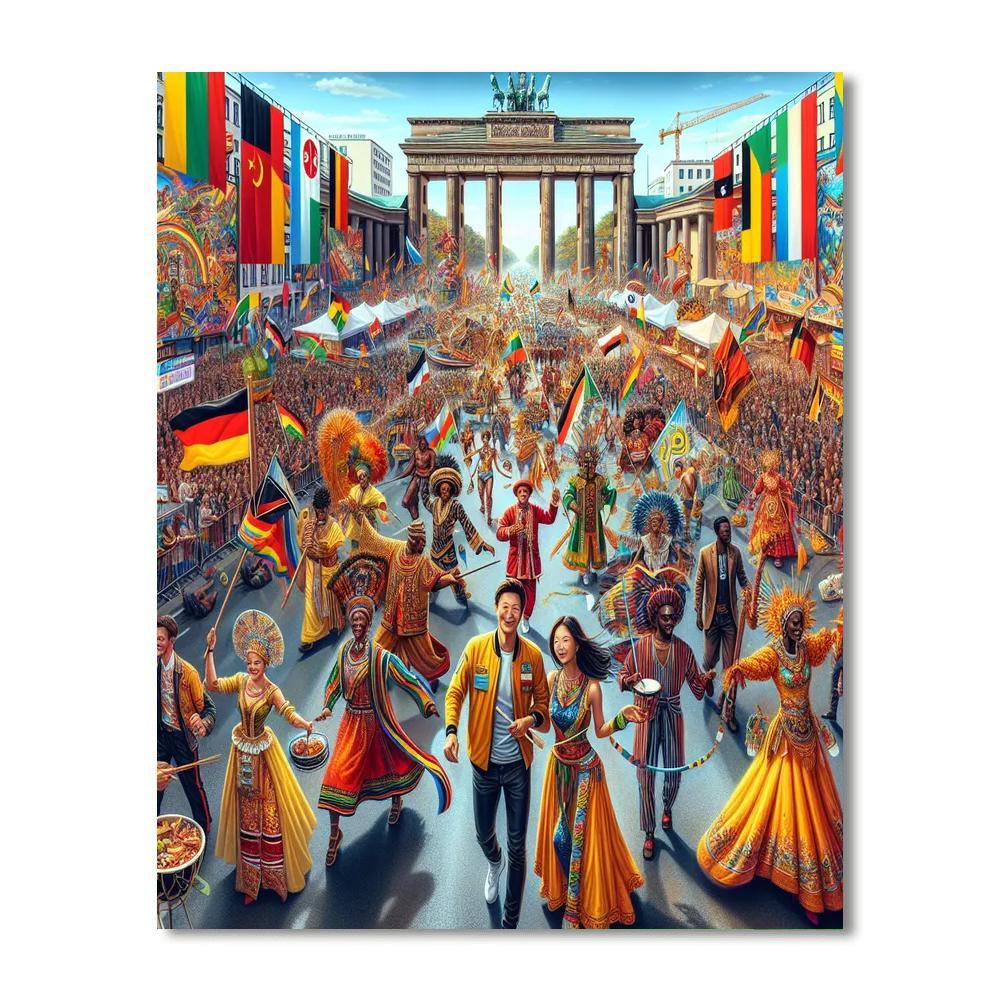 Festival Of Cultures - Germany Paint By Numbers Art