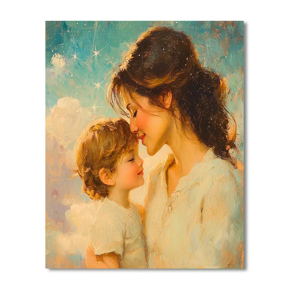 Mother's Gentle Whisper Paint By Numbers