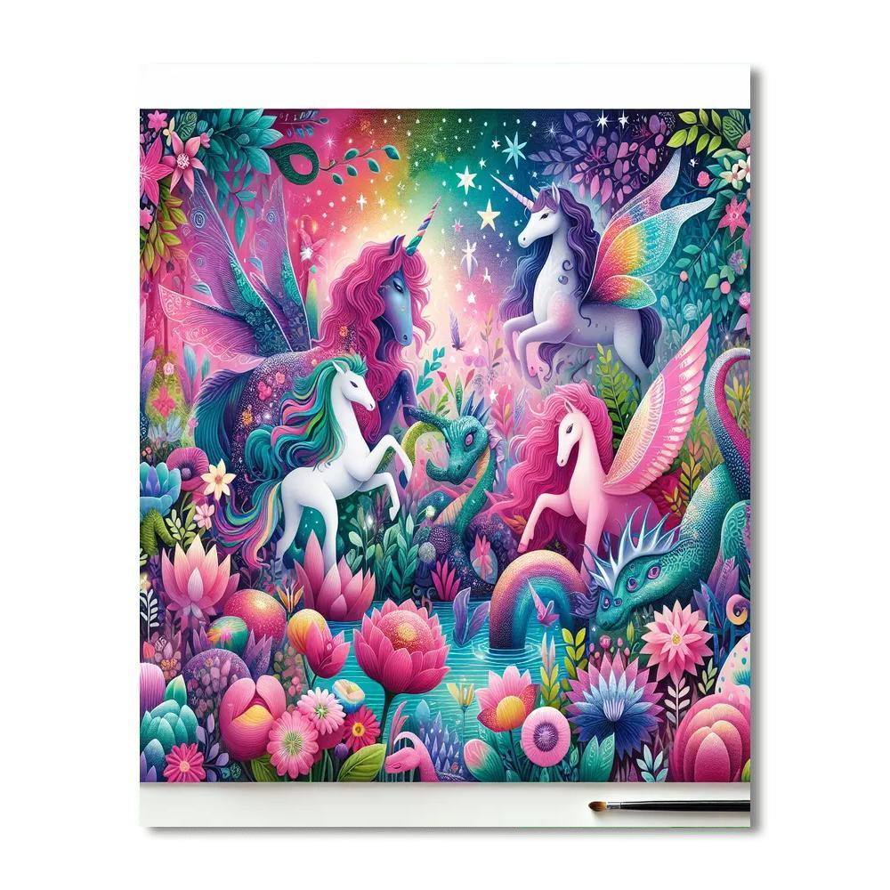 Whimsical Dreamland Adventure DIY Paint By Numbers