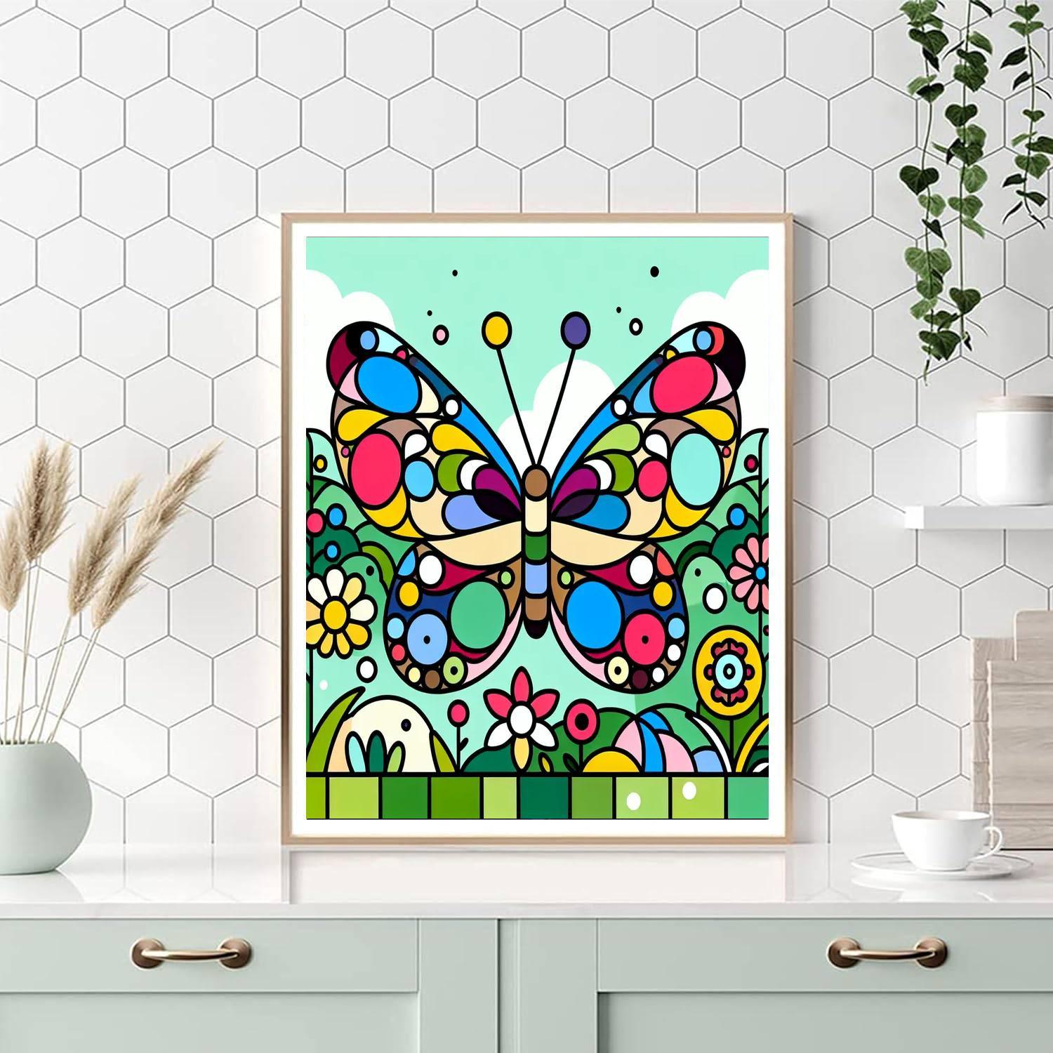 Creative Butterfly Paint By Numbers Kits