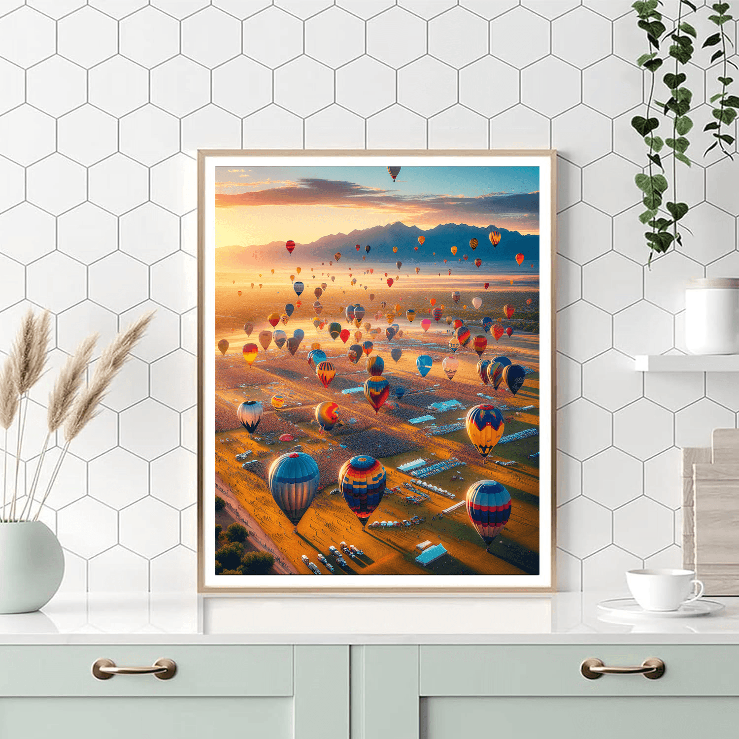 Balloon Fiesta - New Mexico, Usa Paint By Number