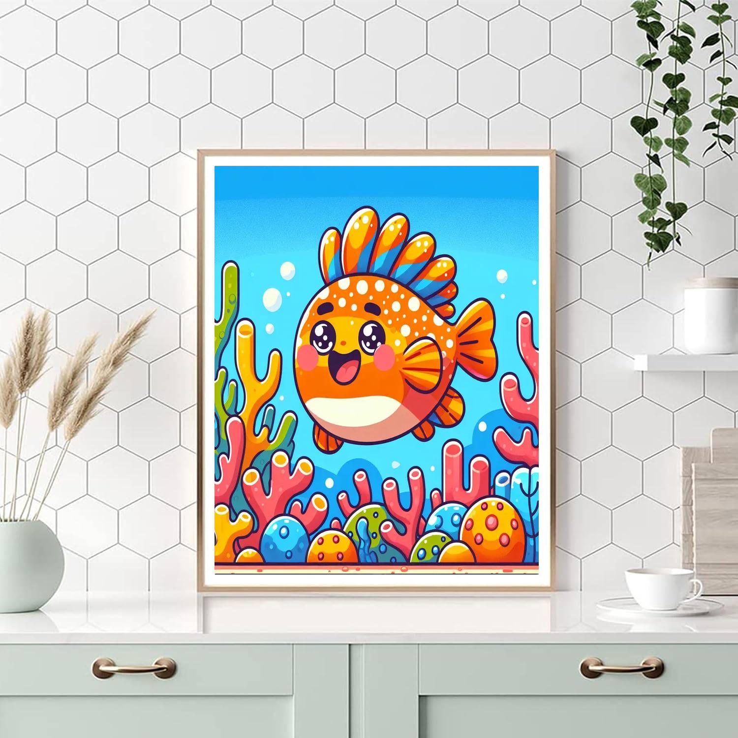 Charming Little Fish Paint By Number