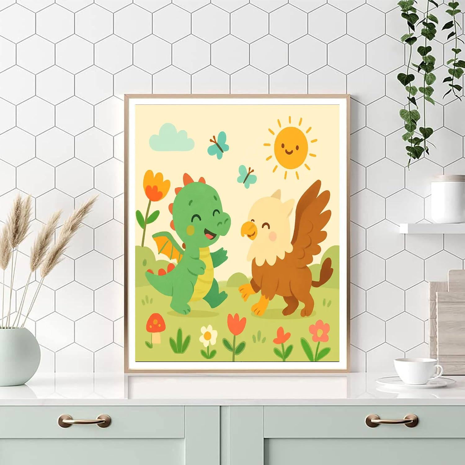Mythical Beasties Numbered Painting Kits