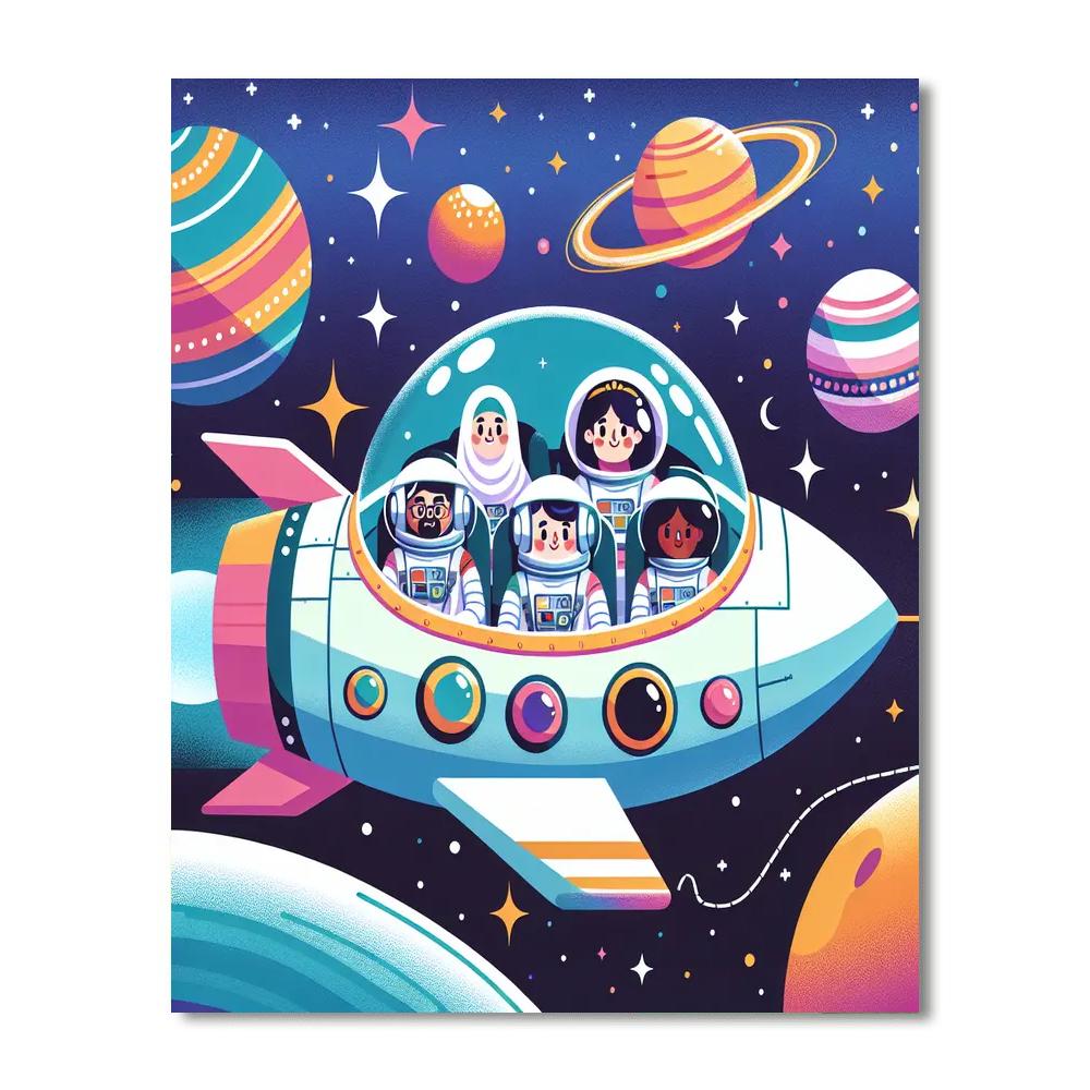 Space Discovery Expedition Paint By Numbers