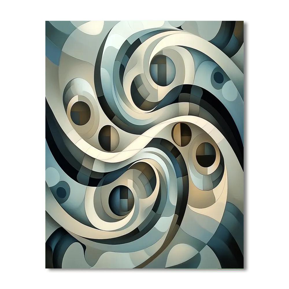 M.C. Escher Inspired The Illusion Of Infinity  Paint By Numbers Kits