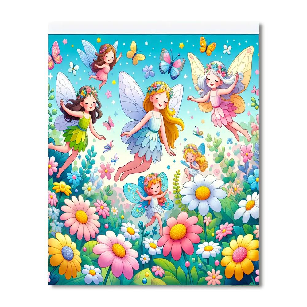 Magic Fairies Number Painting