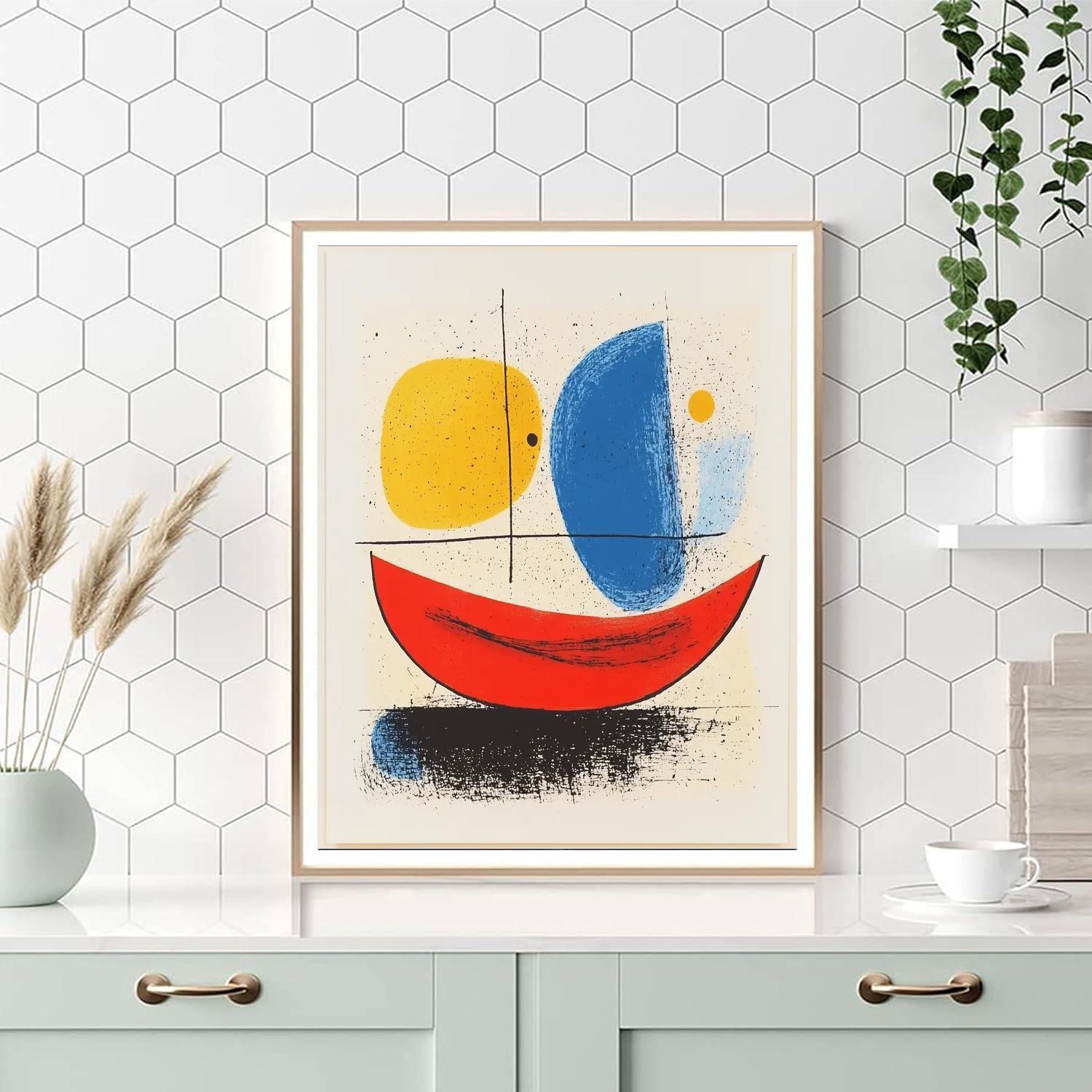 Joan Miró Inspired Ethereal Abstracts  Paint By Numbers Art