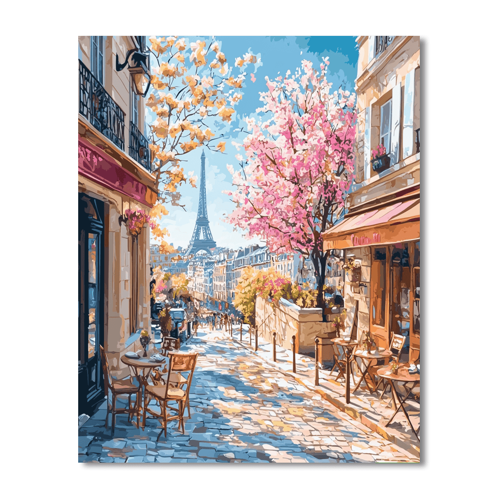 Édouard Manet Inspired Parisian Afternoon  Paint By Color