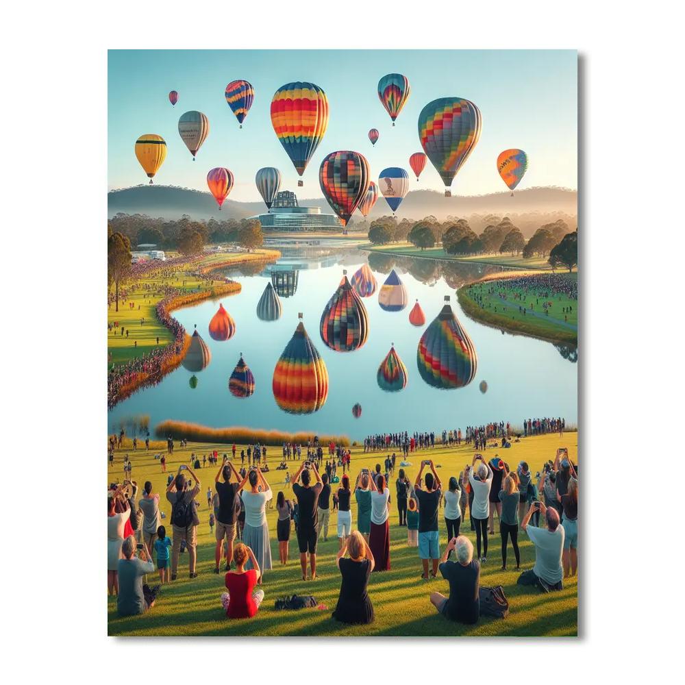 Canberra Balloon Spectacular - Australia DIY Paint By Numbers